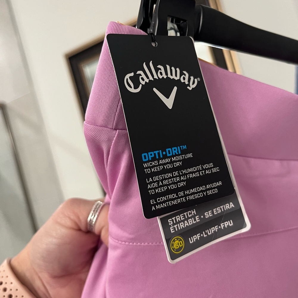 NWT Callaway golf skirt - size S. Pink/purple color. Truesculpt - opti- dri . - Picture 4 of 5